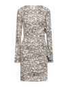 Patrizia Pepe Woman Midi Dress Ivory Size 8 Polyester, Elastane In White
