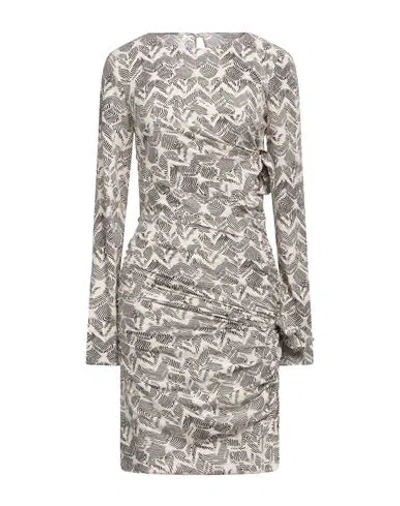 Patrizia Pepe Woman Midi Dress Ivory Size 8 Polyester, Elastane In White