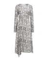 Patrizia Pepe Woman Midi Dress Ivory Size 6 Viscose In White