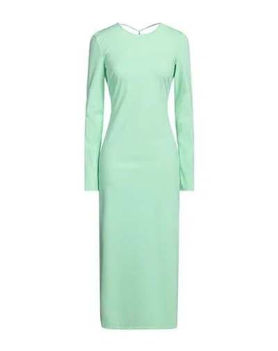 Patrizia Pepe Woman Midi Dress Light Green Size 0 Polyamide, Elastane