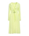 Patrizia Pepe Woman Midi Dress Lime Green Size 2 Viscose In Green