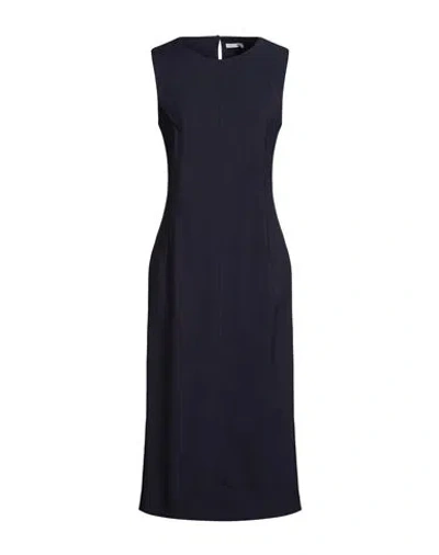 Patrizia Pepe Woman Midi Dress Midnight Blue Size 6 Polyester, Elastane