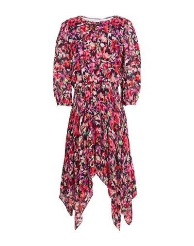 Patrizia Pepe Woman Midi Dress Red Size 10 Viscose