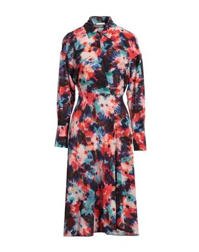 Patrizia Pepe Woman Midi Dress Red Size 6 Polyester, Elastane