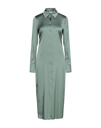 Patrizia Pepe Midi Dresses In Sage Green
