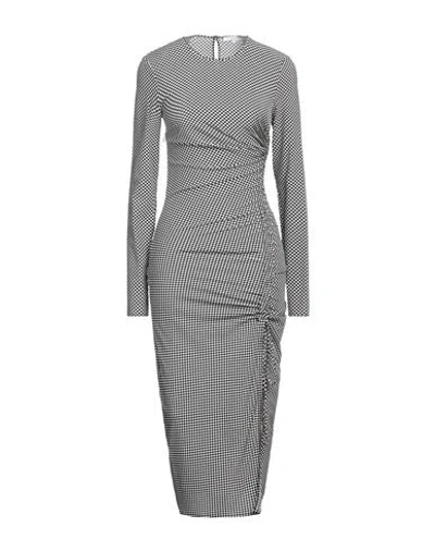 Patrizia Pepe Woman Midi Dress White Size 2 Polyester, Elastane