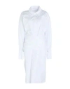 Patrizia Pepe Woman Midi Dress White Size 8 Cotton In White