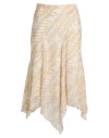 Patrizia Pepe Woman Midi Skirt Beige Size 10 Polyester