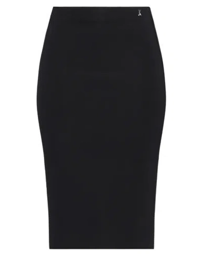 Patrizia Pepe Woman Midi Skirt Black Size 0 Polyamide, Elastane