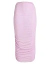 Patrizia Pepe Woman Midi Skirt Light Pink Size 1 Polyester, Elastane