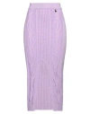 Patrizia Pepe Woman Midi Skirt Lilac Size 0 Viscose, Polyester, Polyamide