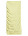 Patrizia Pepe Woman Midi Skirt Lime Green Size 2 Polyester, Elastane