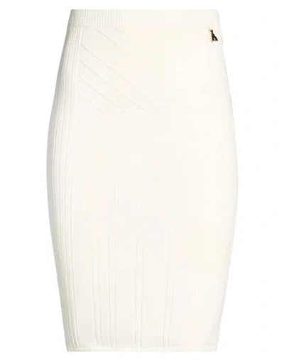 Patrizia Pepe Woman Midi Skirt White Size 0 Viscose, Polyamide