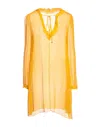 Patrizia Pepe Short Dresses In Orange
