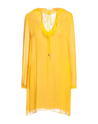 Patrizia Pepe Short Dresses In Orange