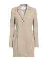 Patrizia Pepe Woman Mini Dress Beige Size 8 Polyester, Elastane
