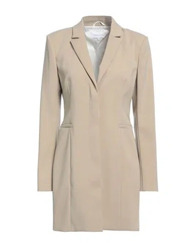 Patrizia Pepe Woman Mini Dress Beige Size 8 Polyester, Elastane