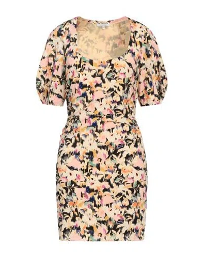 Patrizia Pepe Woman Mini Dress Beige Size 8 Polyester, Elastane