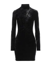Patrizia Pepe Woman Mini Dress Black Size 0 Polyester, Elastane