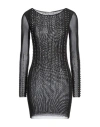 Patrizia Pepe Woman Mini Dress Black Size 1 Polyester, Elastane
