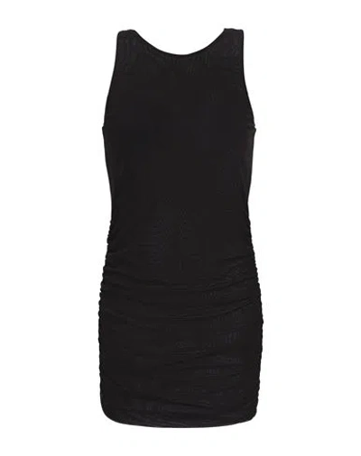 Patrizia Pepe Woman Mini Dress Black Size 1 Polyester, Elastane, Glass