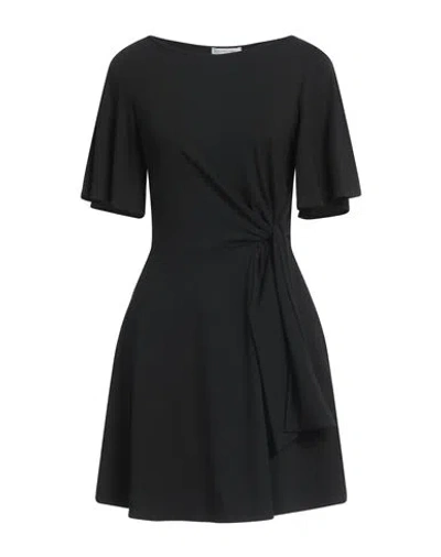 Patrizia Pepe Woman Mini Dress Black Size 1 Viscose, Elastane