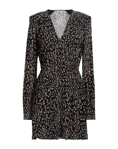 Patrizia Pepe Woman Short Dress Black Size 12 Viscose