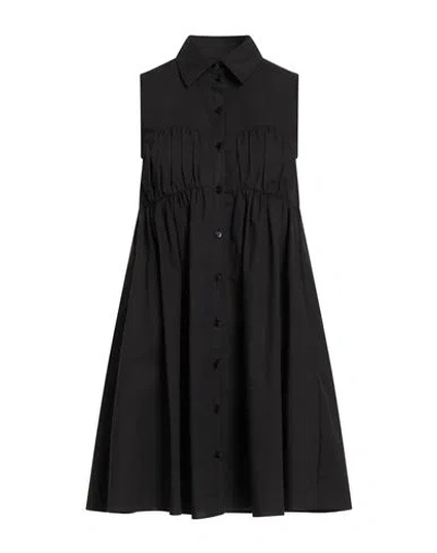 Patrizia Pepe Woman Mini Dress Black Size 2 Cotton