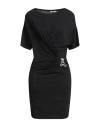 Patrizia Pepe Woman Mini Dress Black Size 2 Lyocell, Elastane In Black