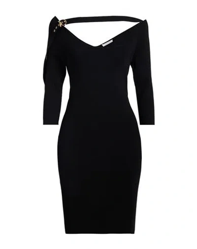 Patrizia Pepe Woman Mini Dress Black Size 2 Lyocell, Viscose, Polyamide, Cotton, Elastane