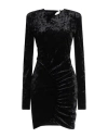 Patrizia Pepe Woman Mini Dress Black Size 2 Polyester, Elastane