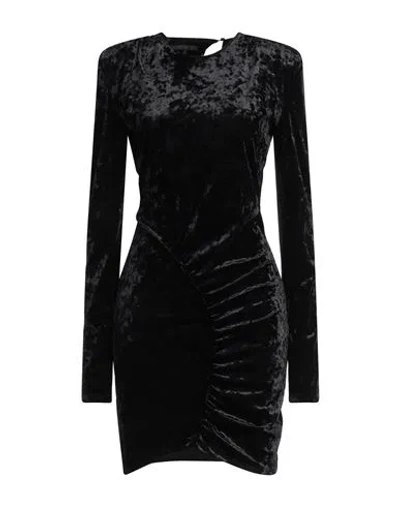 Patrizia Pepe Woman Mini Dress Black Size 2 Polyester, Elastane