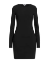 Patrizia Pepe Woman Mini Dress Black Size 2 Viscose, Elastane, Polyester In Black