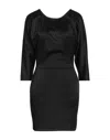 Patrizia Pepe Short Dresses In Black