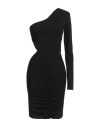 Patrizia Pepe Woman Mini Dress Black Size 3 Viscose, Elastane