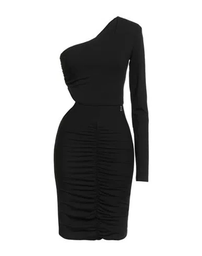 Patrizia Pepe Woman Mini Dress Black Size 3 Viscose, Elastane