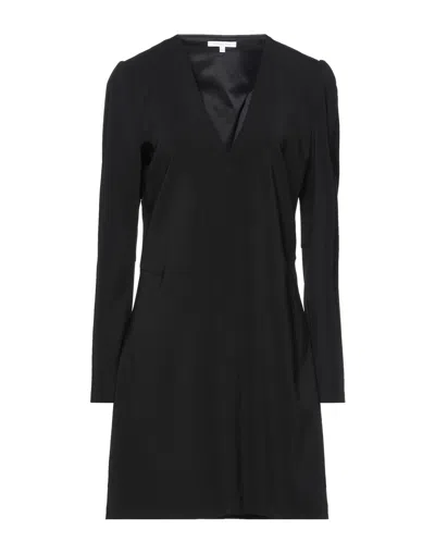Patrizia Pepe Short Dresses In Black