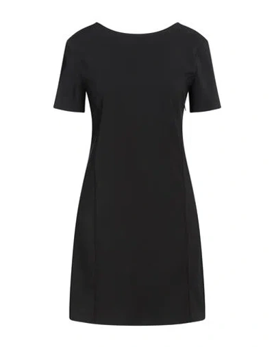 Patrizia Pepe Woman Mini Dress Black Size 8 Polyester, Elastane