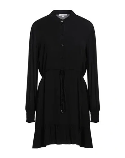 Patrizia Pepe Woman Mini Dress Black Size 6 Viscose