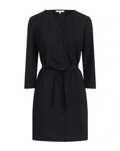 Patrizia Pepe Woman Mini Dress Black Size 6 Polyester, Virgin Wool, Elastane