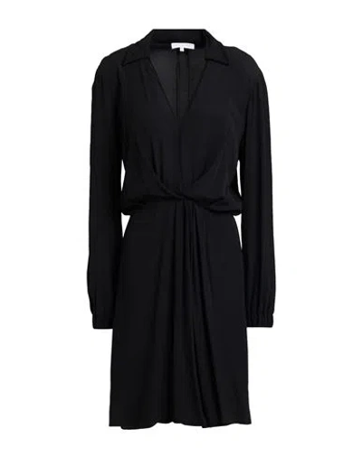 Patrizia Pepe Woman Mini Dress Black Size 6 Viscose