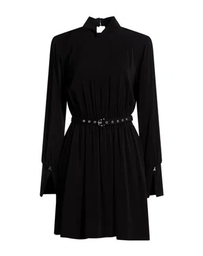 Patrizia Pepe Woman Mini Dress Black Size 6 Viscose