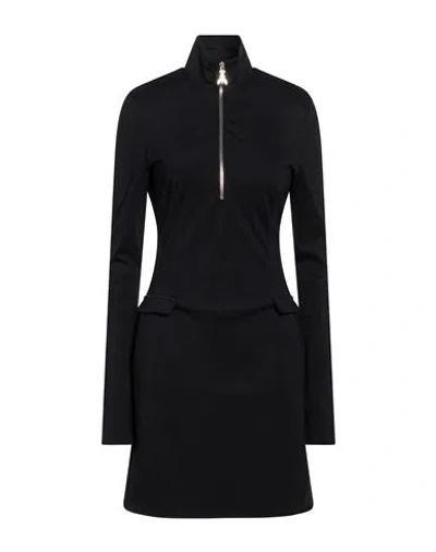 Patrizia Pepe Woman Mini Dress Black Size 6 Viscose, Polyamide, Elastane
