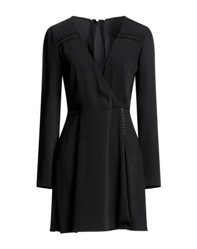 Patrizia Pepe Woman Mini Dress Black Size 8 Polyester