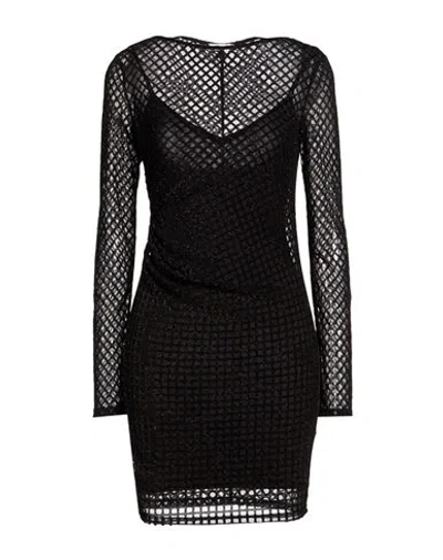 Patrizia Pepe Woman Mini Dress Black Size 8 Polyester, Polyamide, Elastane