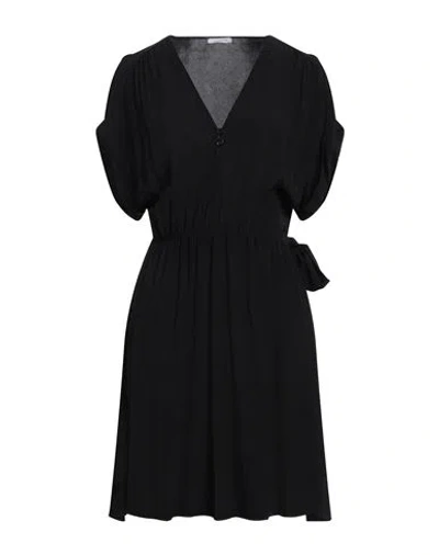 Patrizia Pepe Woman Mini Dress Black Size 8 Viscose