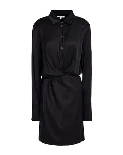 Patrizia Pepe Woman Mini Dress Black Size 8 Viscose, Polyamide, Elastane