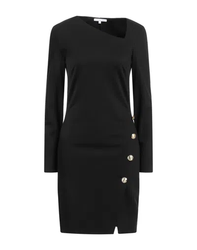 Patrizia Pepe Short Dresses In Black
