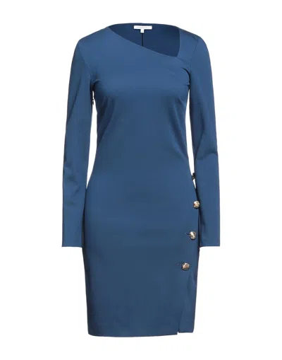 Patrizia Pepe Short Dresses In Blue