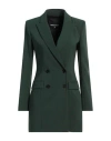 Patrizia Pepe Woman Mini Dress Dark Green Size 6 Polyester, Elastane